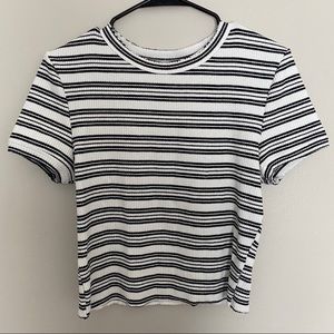 Urban Outfitters Black and White Striped Tee